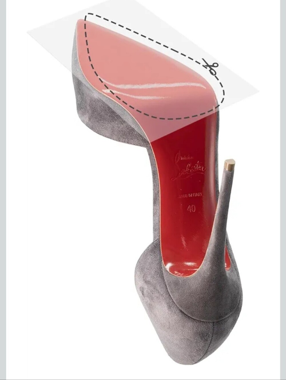 NWT Sole Guard Shoe Sole Protector for Louboutin and Luxury High Heels, Preserve